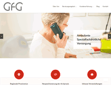 Tablet Screenshot of gfg-hamburg.de